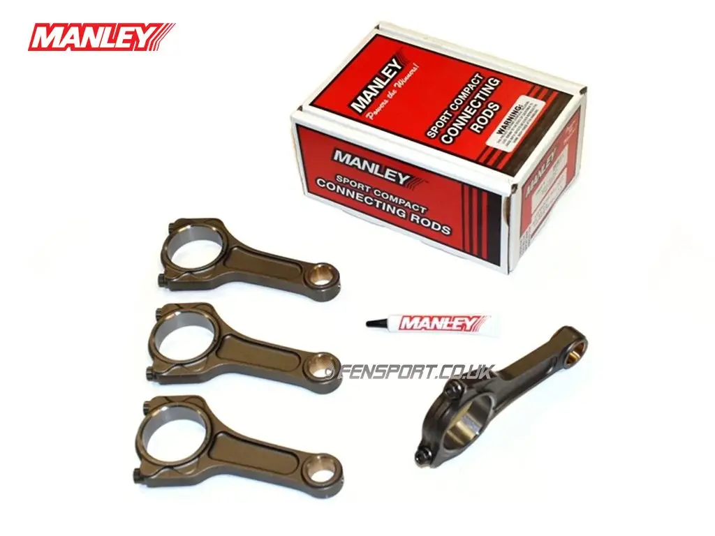 Forged Con Rods - Manley Pro Series Turbo Tuff "I" Beam Steel Connecting Rods - Gt86 & Brz - Fa20 1