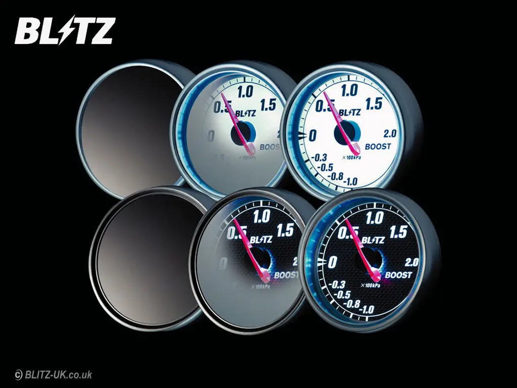 Blitz Mirror Drive Carbon Vacuum Gauge - 19454 1