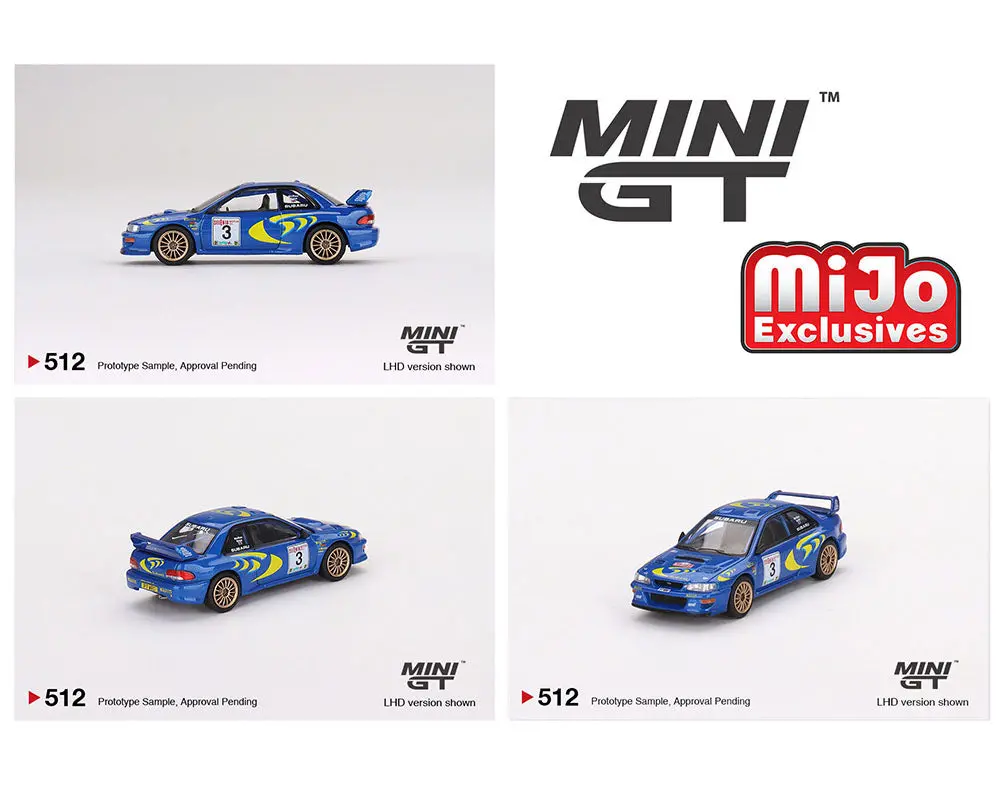 Mini Gt 1:64 Subaru Impreza Wrc97 1997 Rally Sanremo Winner #3 1