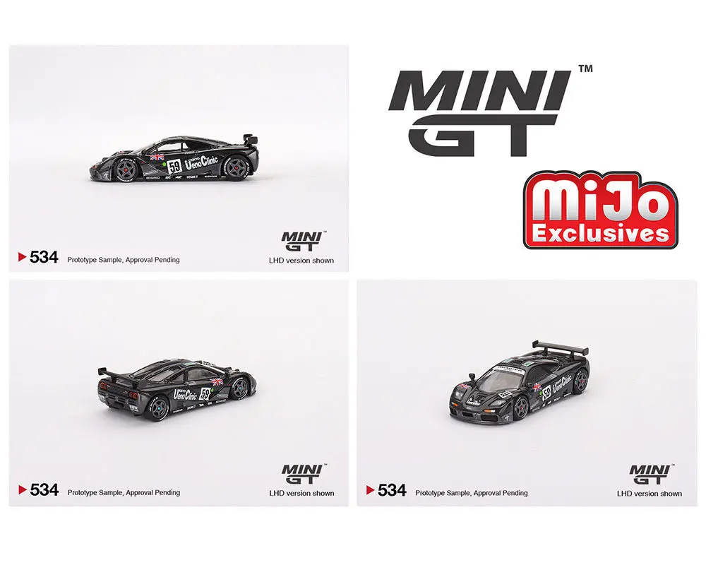 Mini Gt 1:64 Mclaren F1 Gtr #59 1995 Le Mans 24Hr Winner – Black – Mijo Exclusives 1