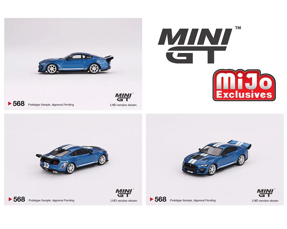 Mini Gt 1:64 Shelby Gt500 Dragon Snake Concept – Ford Performance Blue – Mijo Exclusives 1