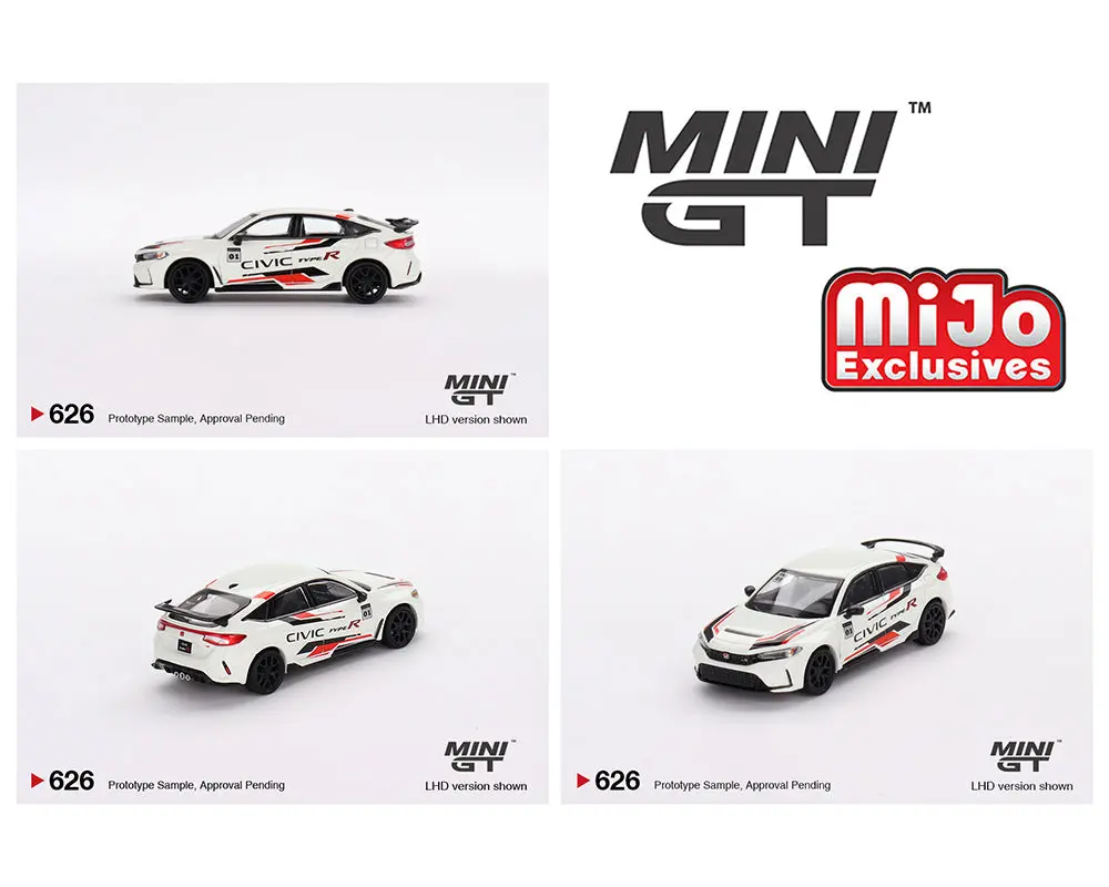 Mini Gt 1:64 Honda Civic Type R 2023 – Honda Thanks Day Vietnam – White – Mijo Exclusives 1