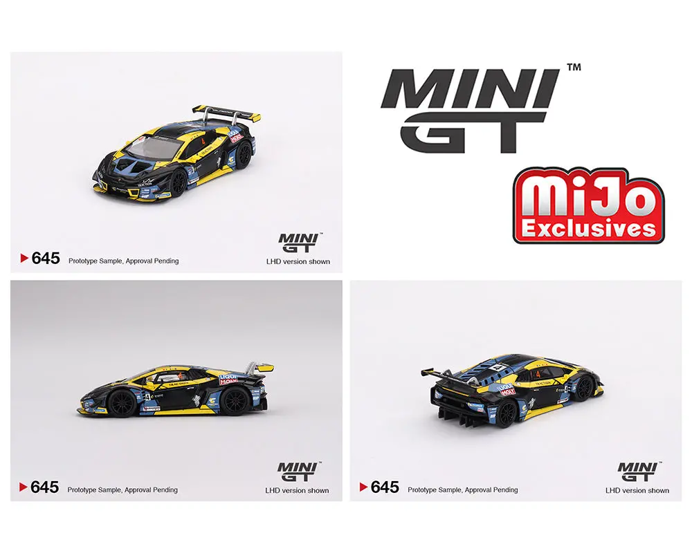 Mini Gt 1:64 Lamborghini Huracan Gt3 Evo #4 2022 Macau Gp – Macau Gt Cup 3Rd Place – Mijo Exclusives 1