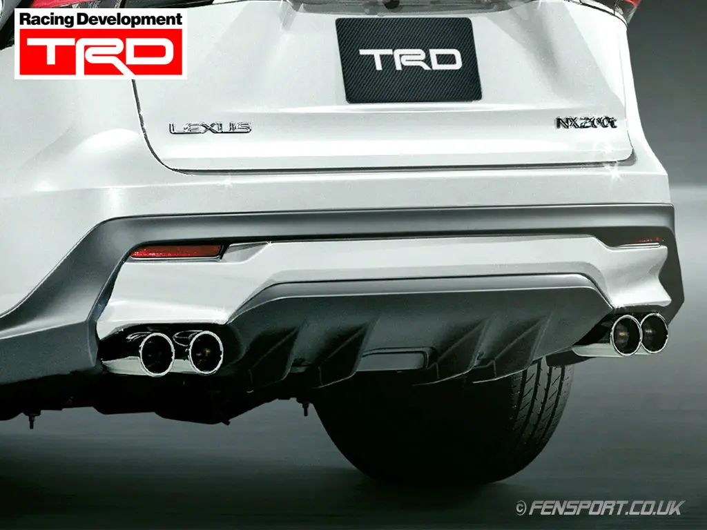 Trd Sports Exhaust - Rear Silencer - Lexus Nx300h 1