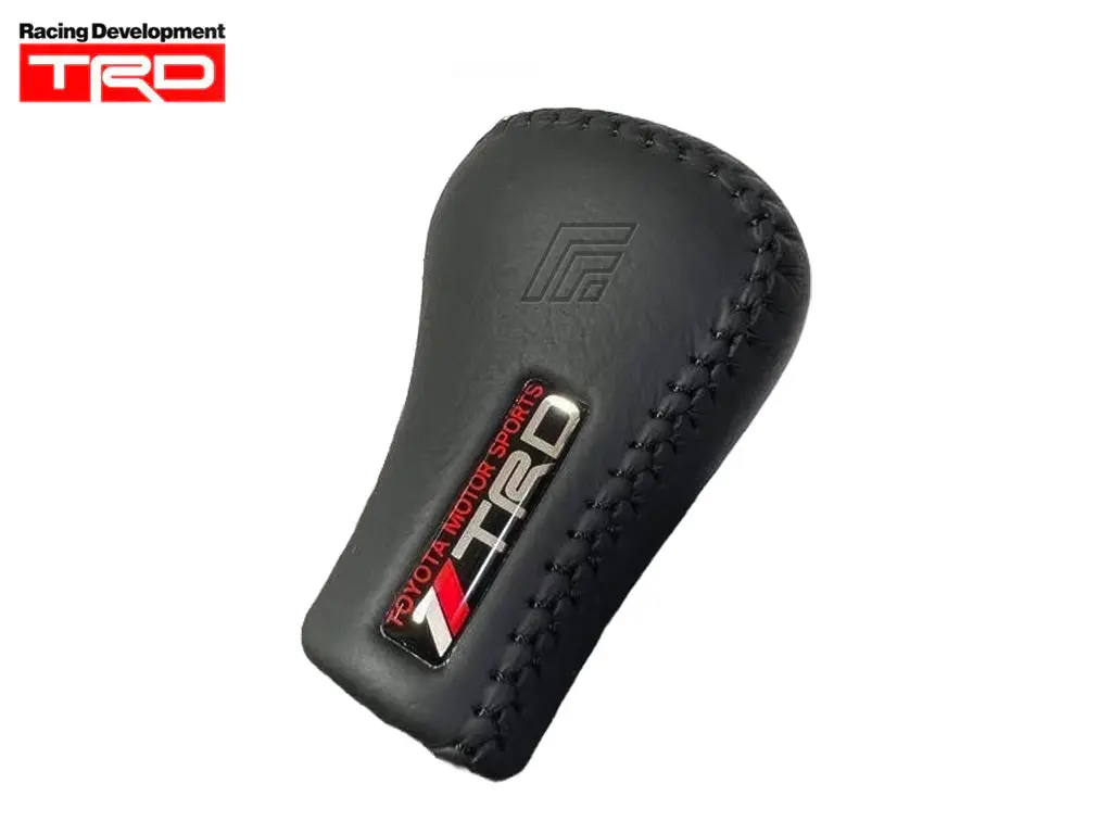 Trd Gearknob - Genuine Black Leather - Manual 1