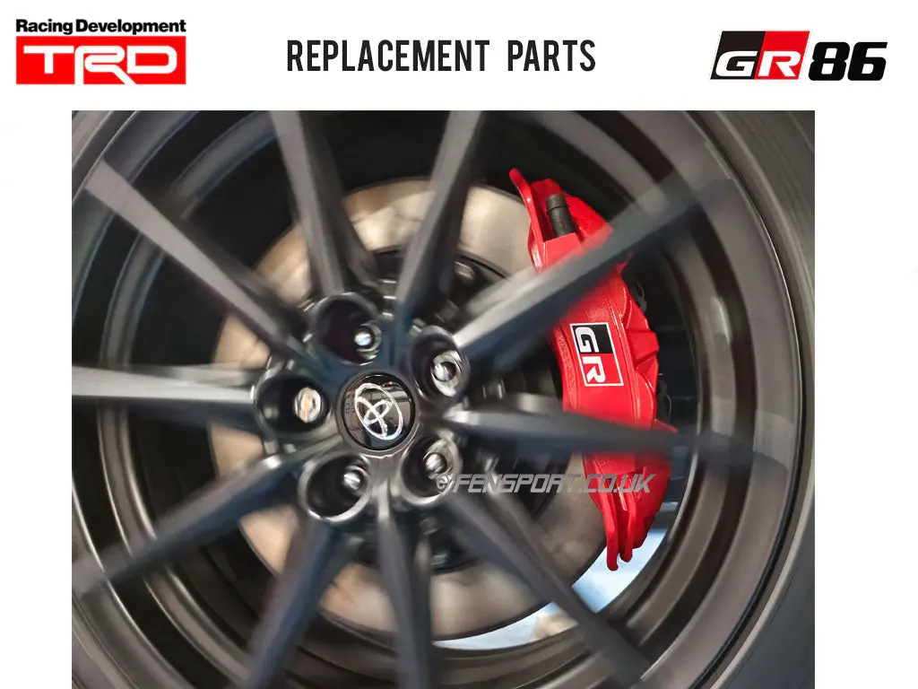 Trd Gr Monoblock Brake Kit - Replacement Discs & Brake Pads - Gr86 1