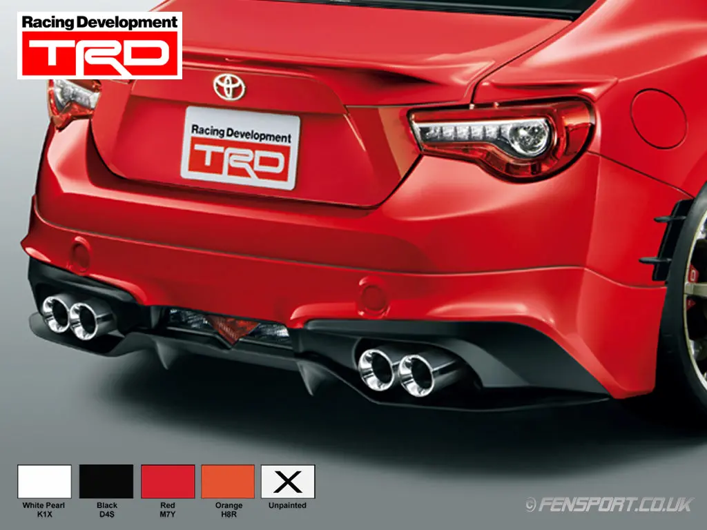 Trd Rear Bumper Spoiler - Version 2 - Gt86 1