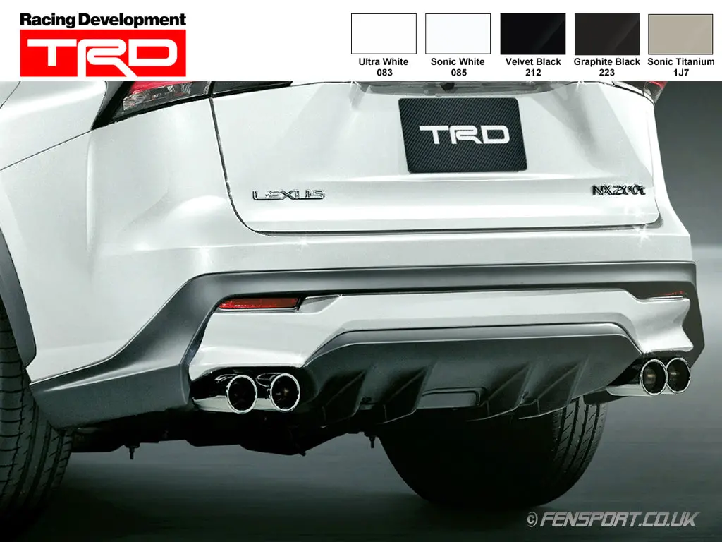 Trd Rear Diffuser - Various Colours - Nx200t & Nx300h F Sport 1