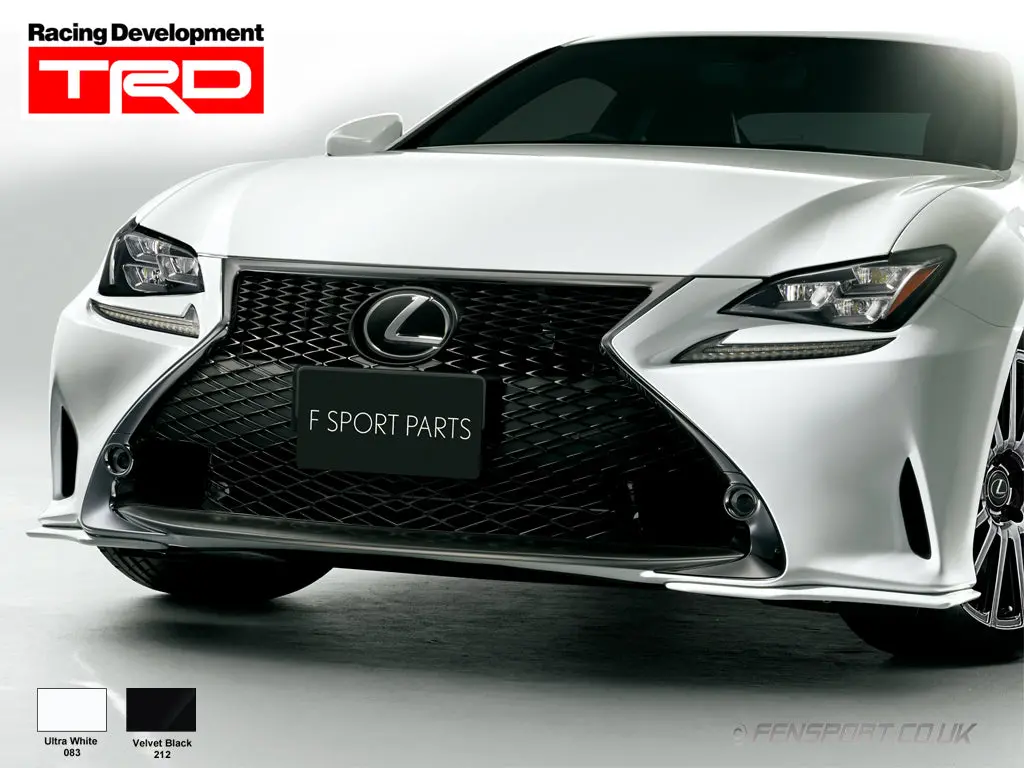 Trd Front Spoiler - Various Colours - Lexus Rc200t & Rc300h 1