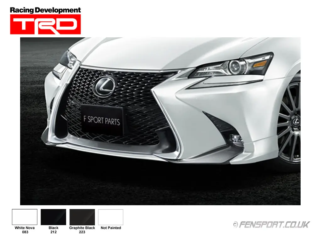 Trd Front Spoiler - Not Painted - Gs300h & Gs450h 1