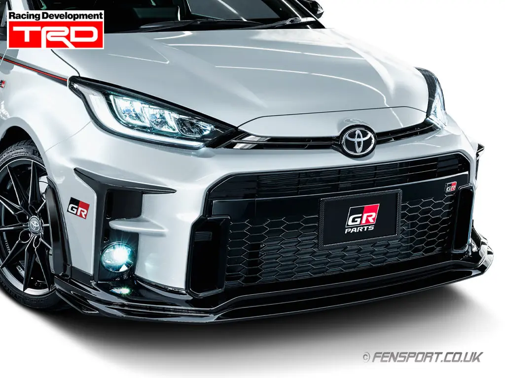 Trd Gr Front Spoiler & Rear Spoiler Extension  - Black - Gr Yaris 1