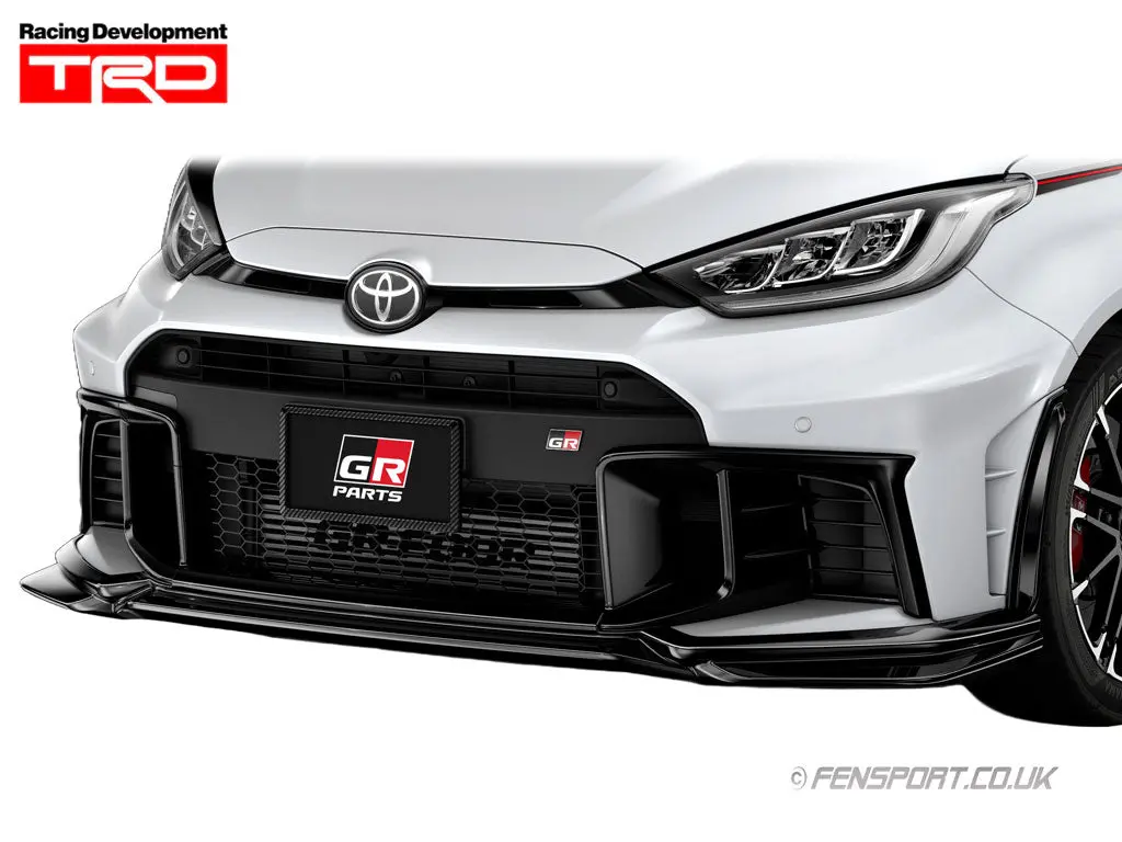 Trd Gr Front Spoiler - Black - Gr Yaris Gen 2 1