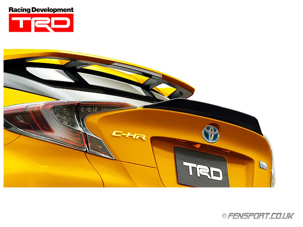 Trd Rear Boot Spoiler - Various Colours - Toyota C-Hr 1
