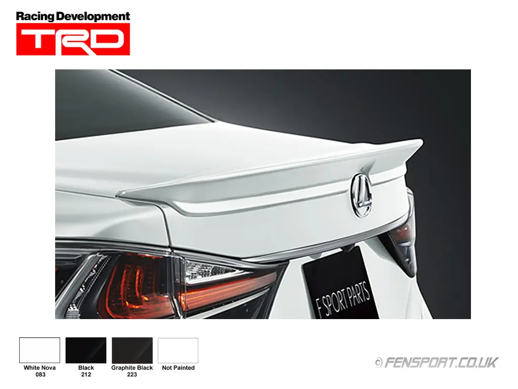 Trd Rear Spoiler - Not Painted - Gs300h & Gs450h 1