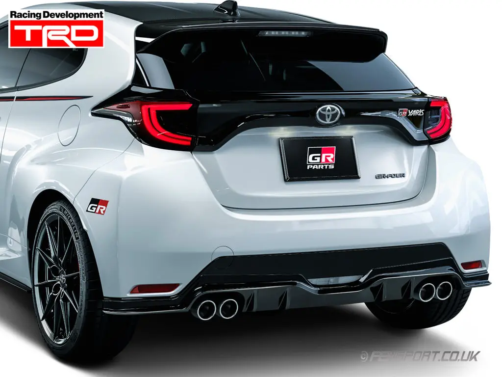 Trd Gr Rear Bumper Spoiler - Black - Gr Yaris 1