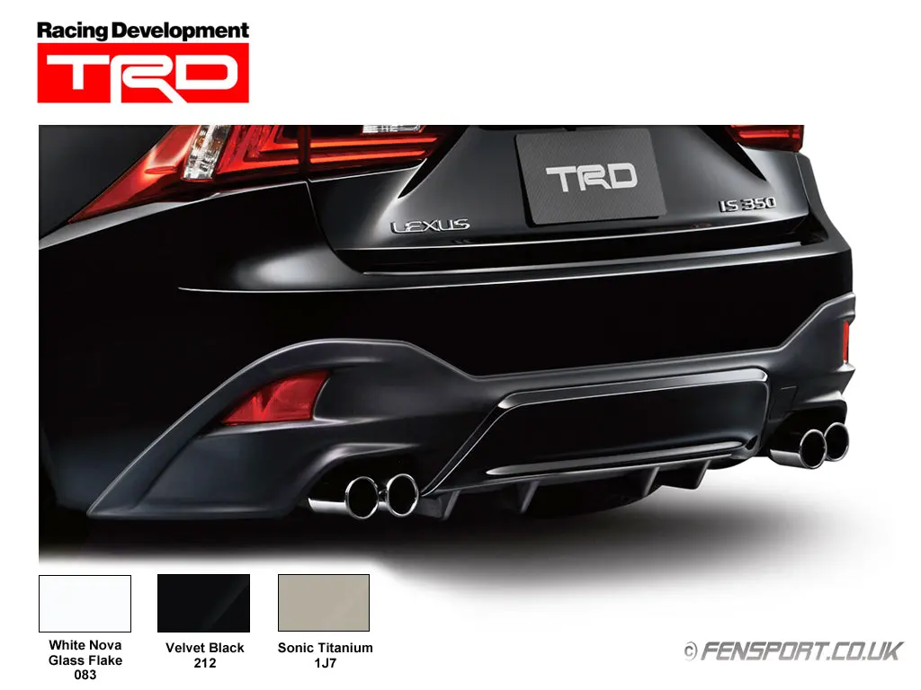 Trd Rear Diffuser - Various Colours - Is200t, Is250 Gse30, Is300h 1