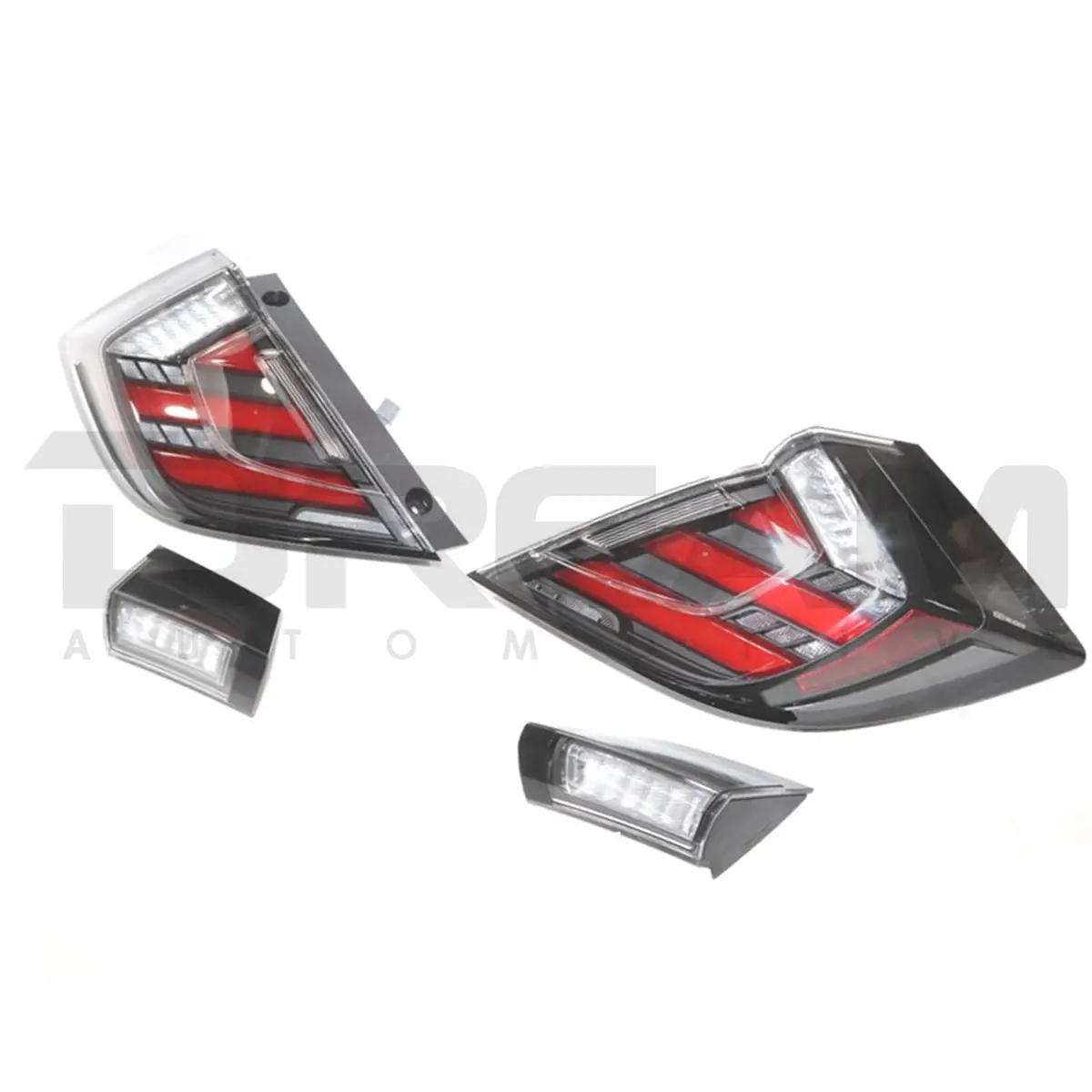 Mugen Led Sequential Tail Lights | Honda Civic Type-R Fk8 | Fk8 2.0T K20c1 | 2017+ 1