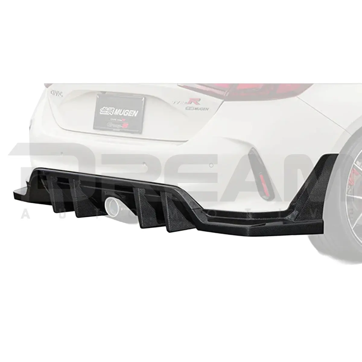 Mugen | Group B Rear Bumper Diffuser | Honda Civic Type R | Fl5 2.0T K20c1 | 2023+ 1