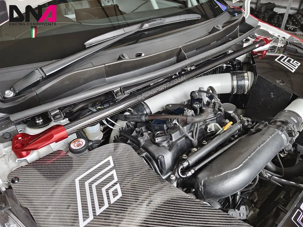 Strut Brace - Carbon - Front - Dna Racing - Gr Yaris 1