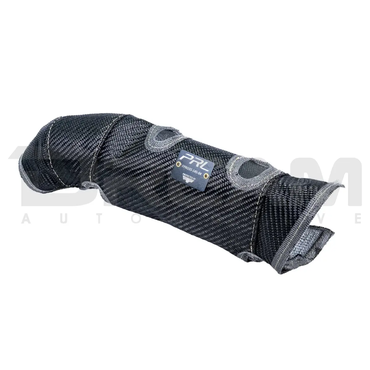 Prl Motorsports | Black Lava Inlet Pipe Blanket | Honda Civic Type R | Fk8 2.0 K20c1 | 2017-2022 1