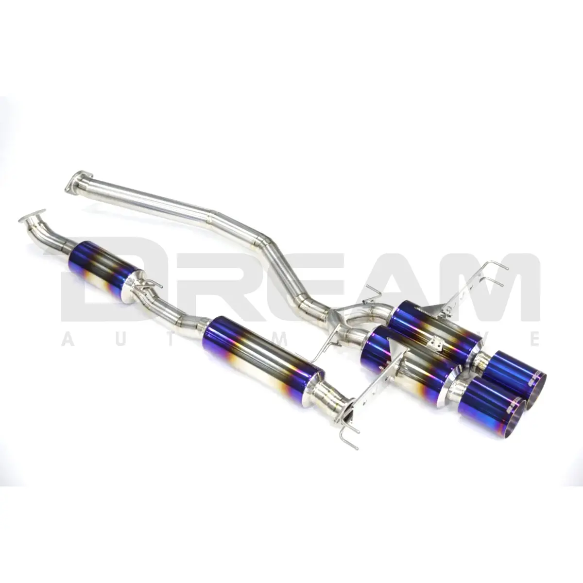 Amuse R1titan | Titanium Performa Gold Ring Cat-Back Exhaust System | Fl5 2.0T K20c1 | 2023+ 1