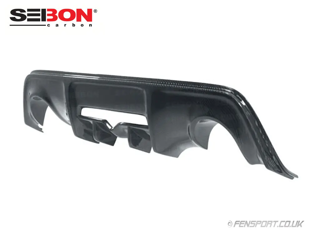 Seibon Carbon Fibre Rear Diffuser Cover - Gt86 & Brz 1