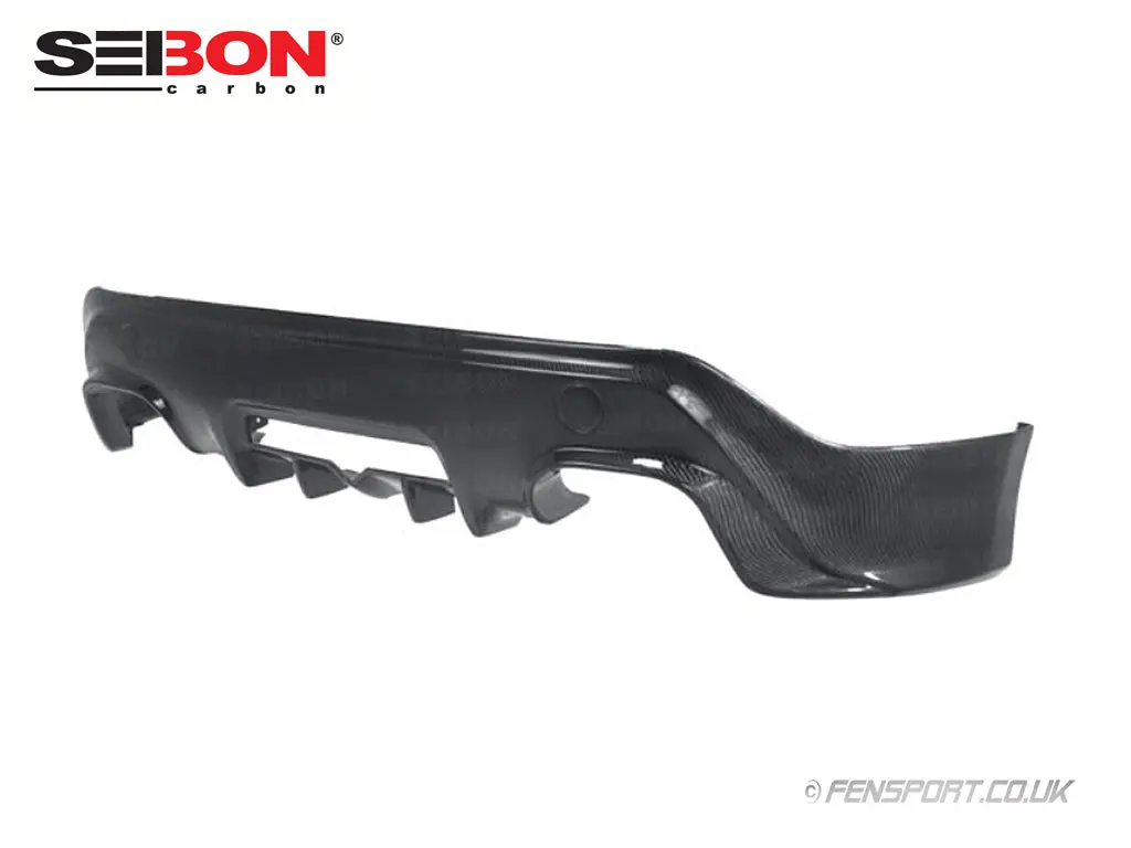 Seibon Carbon Fibre Rear Diffuser Cover - Tb Style - Gt86 & Brz 1