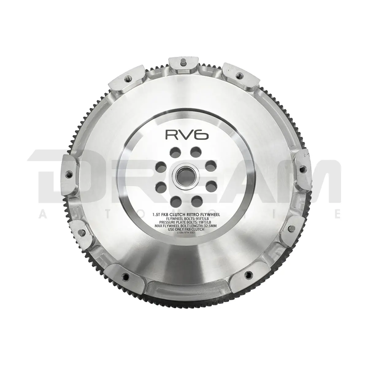 Rv6 | Fk7 To Fk8 Conversion Flywheel Kit | Honda Civic | Fk7 1.5T | 2017-2021 1