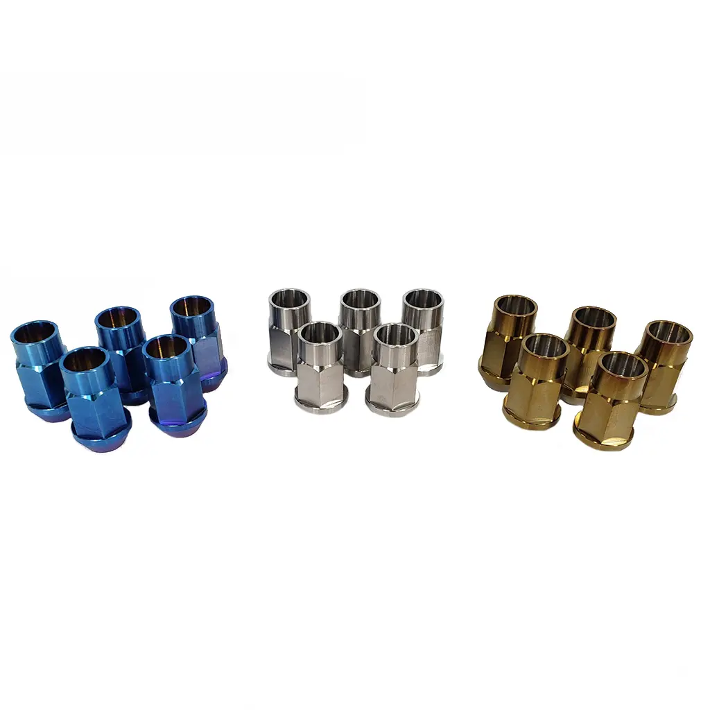 Rampage Titanium Cone Lug Nut Kit | Honda Civic Type R | Fk8 2.0T K20c1 | 2017+ 1