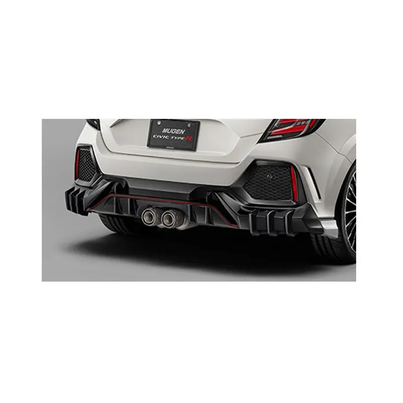 Mugen Rear Bumper Diffuser | Honda Civic Type R | Fk8 2.0T K20c1 | 2017+ 1