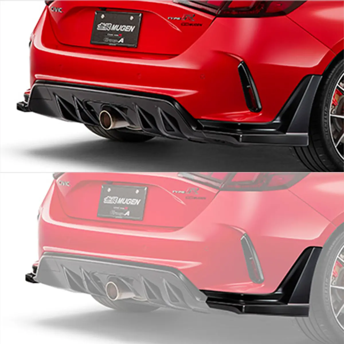 Mugen | Rear Under Spoiler | Honda Civic Type R | Fl5 2.0T K20c1 | 2023+ 1