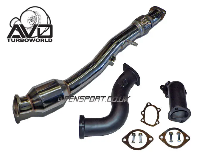 Turbo Exhaust Front Pipe Kit - With Cat - Avo 3" - For Avo Turbo Gt86 & Brz 1