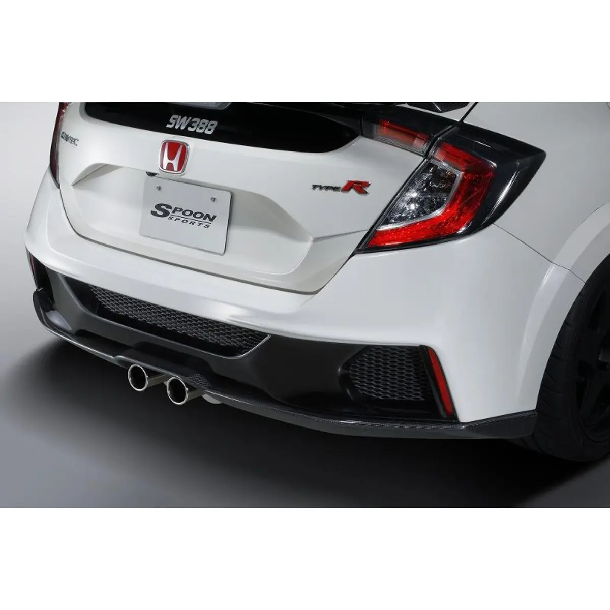 Spoon Aero Rear Bumper | Honda Civic Type R | Fk8 2.0T K20c1 | 2017+ 1