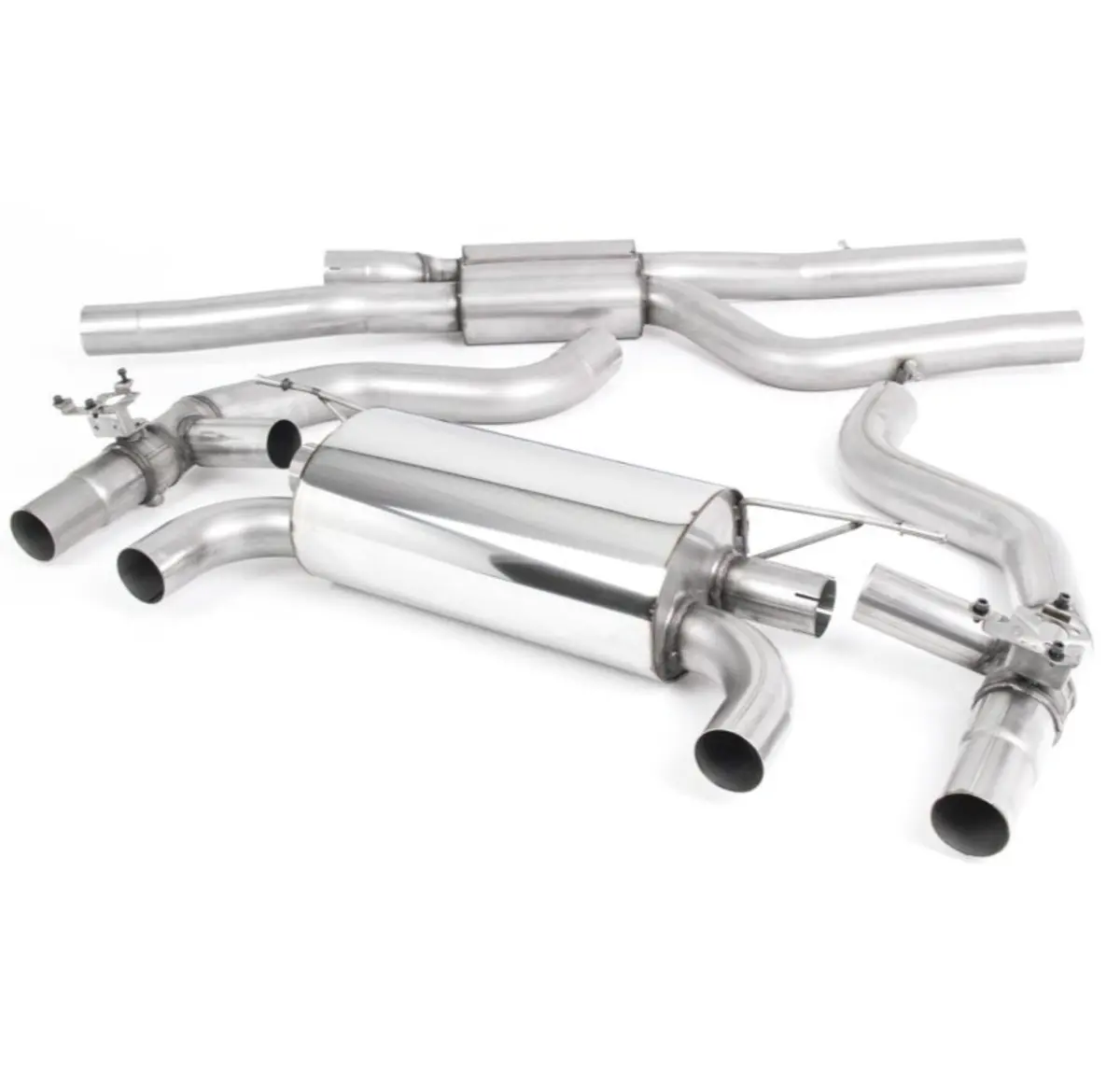 Milltek Gpf / Opf Back System With Quad Gt-90 Exhaust -Ec Approved | Bmw M2 Competition | F87 | 2018+ 1