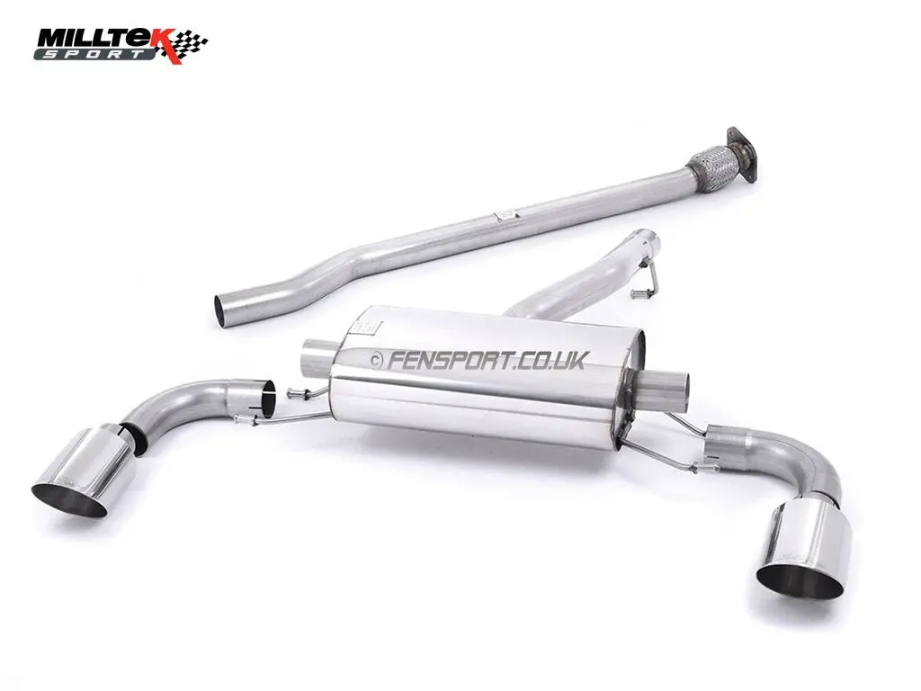 Milltek Performance Exhaust System - 2Nd Cat Back - Non Resonated - Gt86 & Brz 1