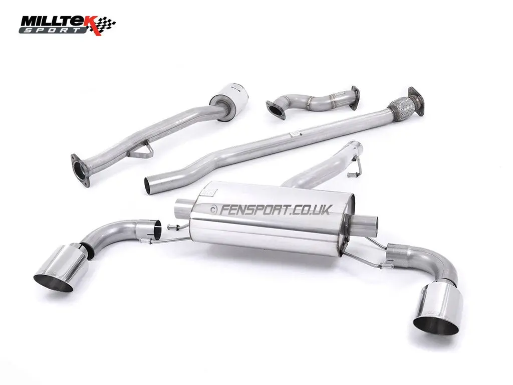 Milltek Performance Exhaust System - Primary Cat Back - Non Resonated - Gt86 & Brz 1