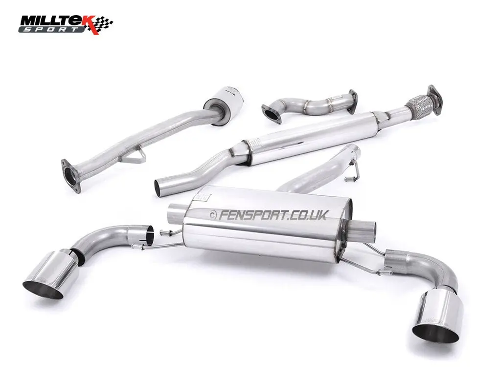 Milltek Performance Exhaust System - Primary Cat Back - Resonated - Gt86 & Brz 1