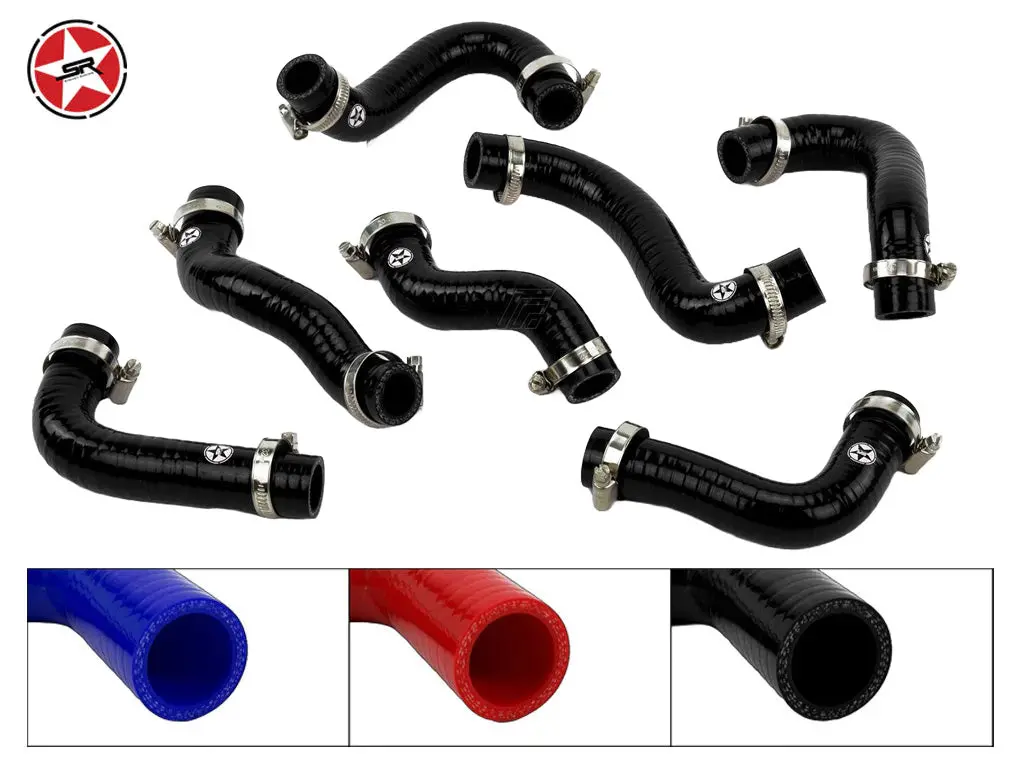 Silicone - Charge Cooler Radiator Hose Kit - Stoney Racing - Celica St185 Rc & Cs 1