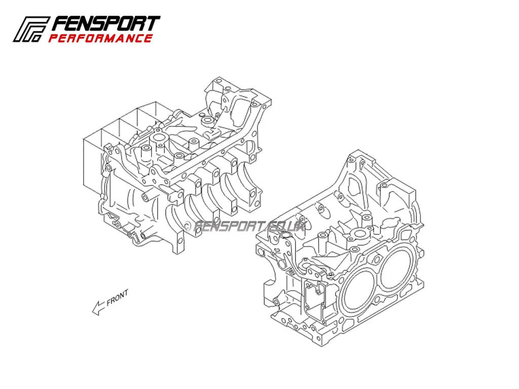 Engine - Block - Bare - Gt86 & Brz - Fa20 Engine 1