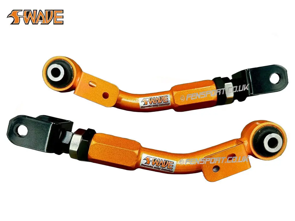 S Wave Rear Trailing Arm Set - Adjustable - Choice Of Bushes - Gr86, Gt86 & Brz 1