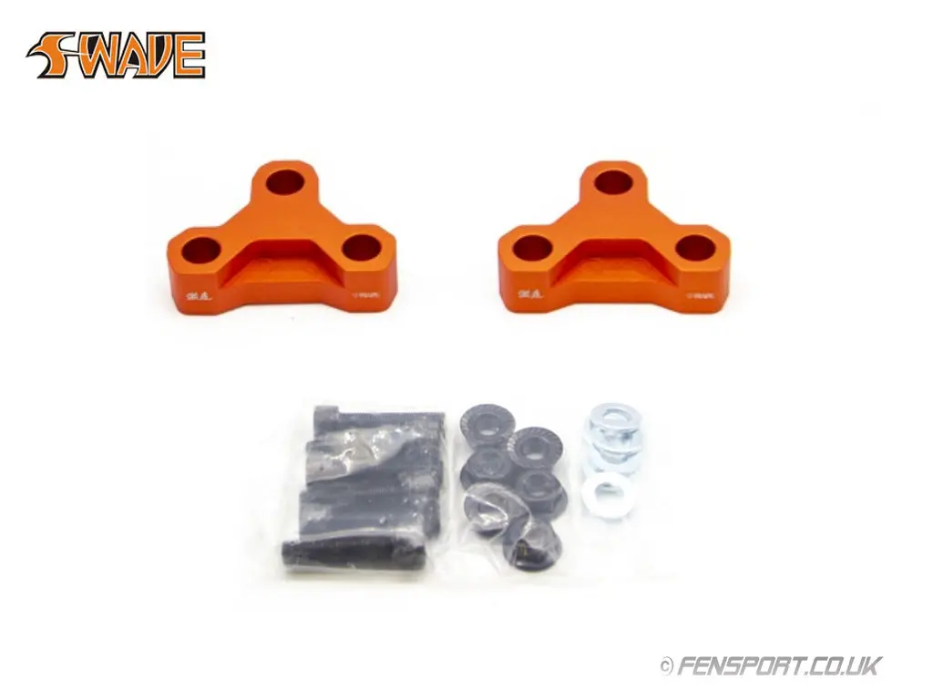 S Wave - Roll Centre Correction Spacer Set - Front - Gr Yaris, Corolla Gr Sport 1