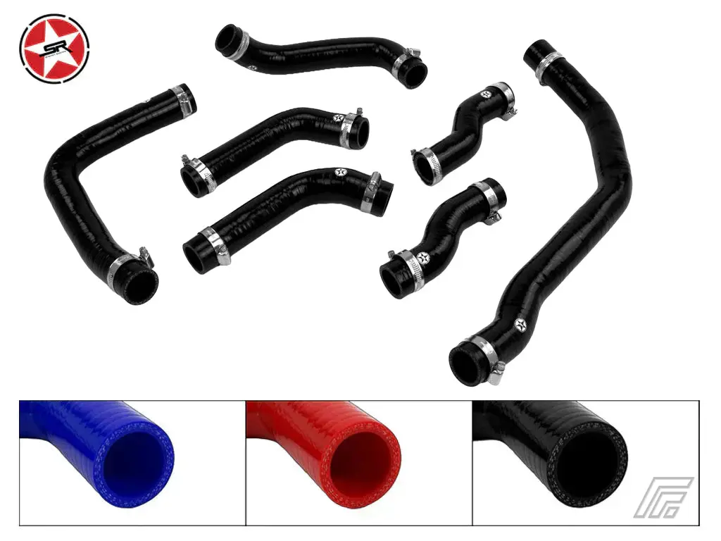 Radiator Main Coolant Silicone Hose Kit - Stoney Racing - Mr2 Mk2 Rev 1, 2, 3 & Turbo 1