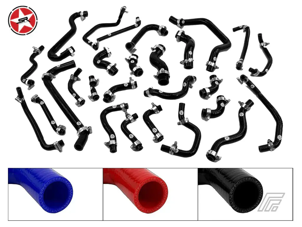 Ancillary Coolant & Breather Silicone Hose Kit - Stoney Racing - Mr2 Rev 3 Turbo 1