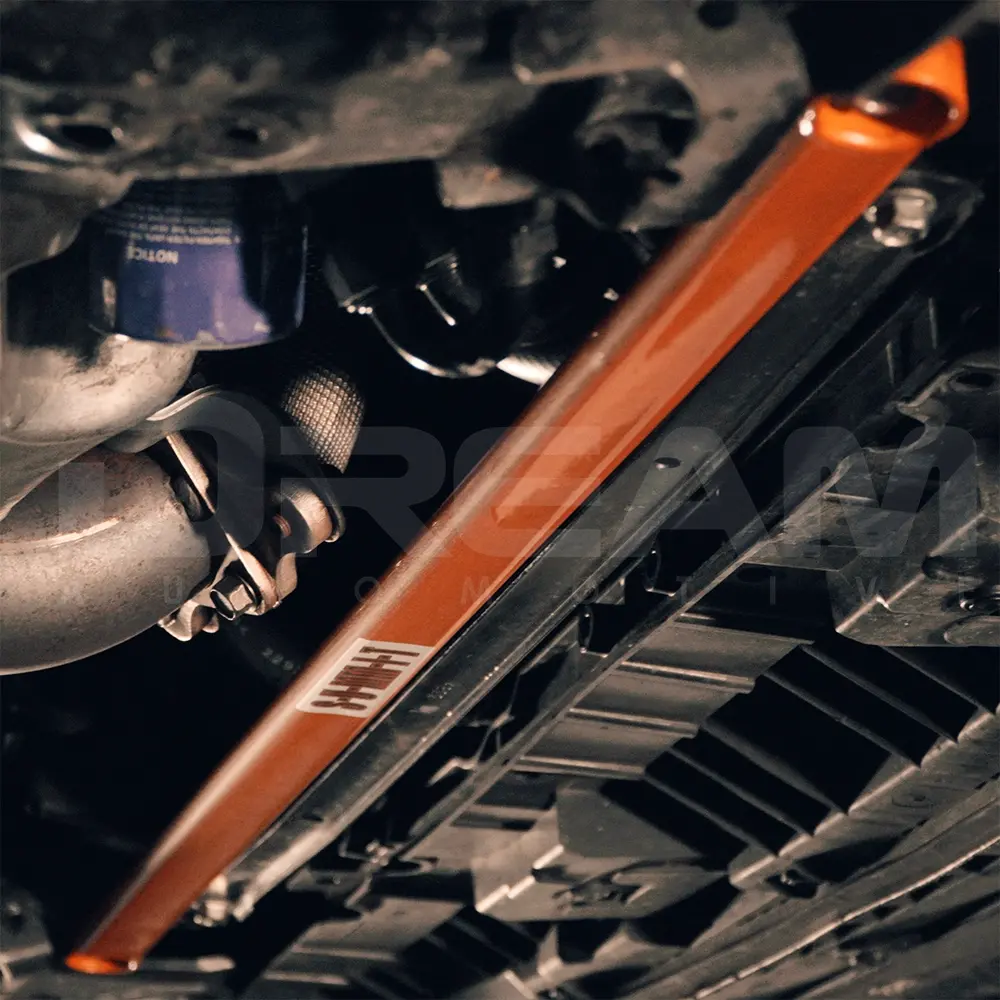 Swave & Summit | Front Lower Long 2-Point Tie Bar Brace | Honda Civic Type R | Fl5 2.0T K20c1 | 2023+ 1