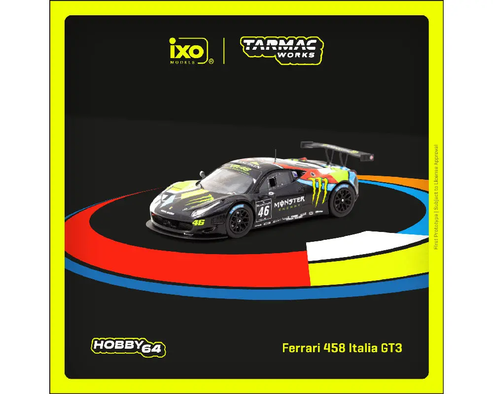 Tarmac Works 1:64 Ferrari 458 Italia Gt3 Blancpain Endurance Series 2012 – Monza V. Rossi / A. Salucci / A.Ceccato – Hobby64 1