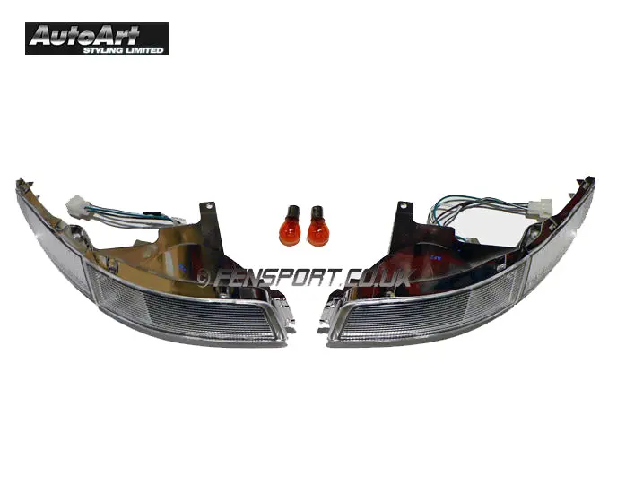 Front Indicator Light Kit - Clear - Mr2 Mk2 Sw20 1
