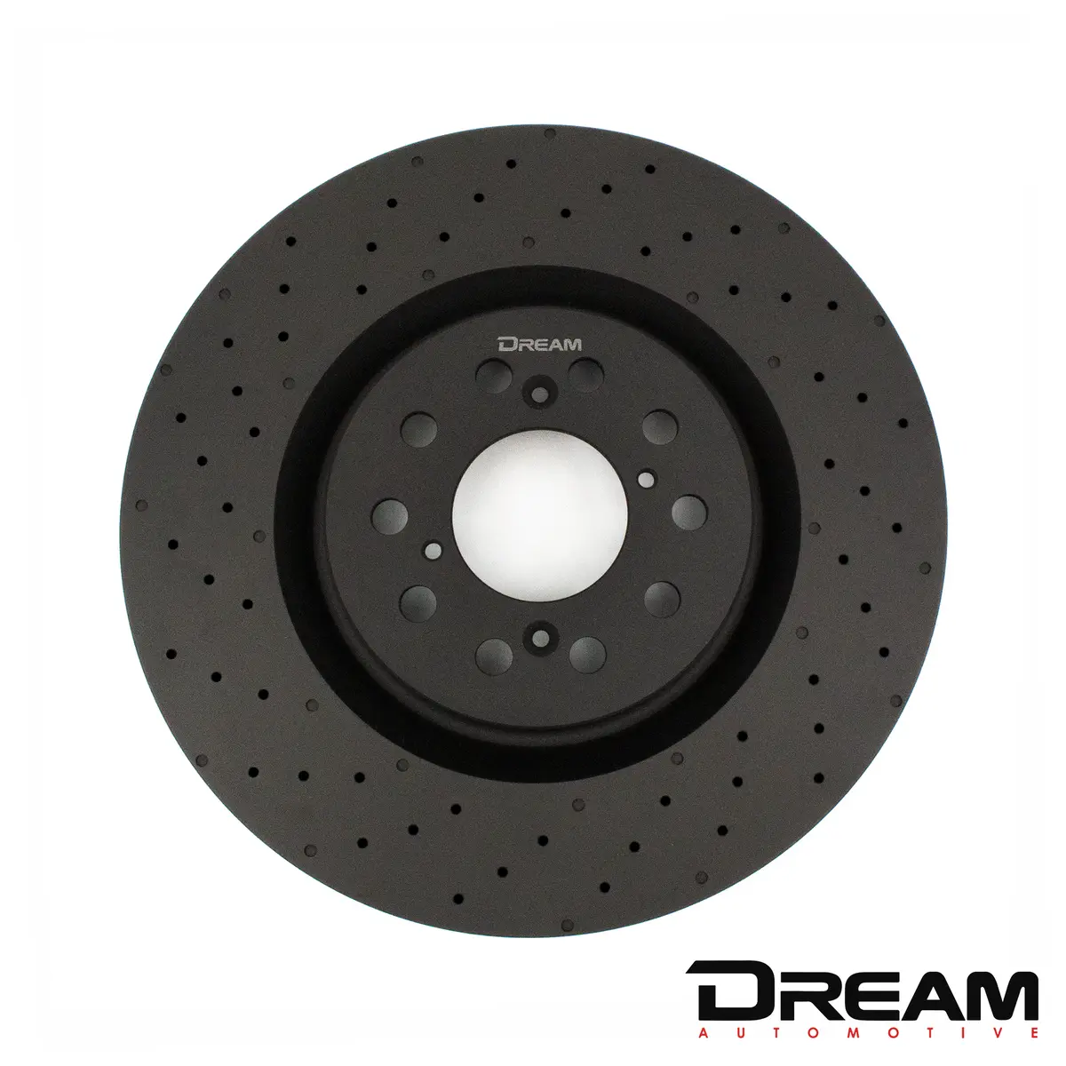 Dream Automotive Thermic Black Front Drilled Brake Discs | Honda Civic Type R | Fk2/Fk8 2.0T K20c1 | 2015+ 1