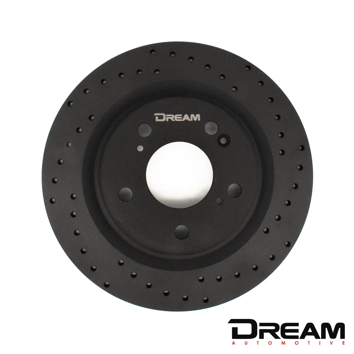 Dream Automotive Thermic Black Rear Drilled Brake Discs | Honda Civic Type R | Fk8/Fl5 2.0T K20c1 | 2017+ 1