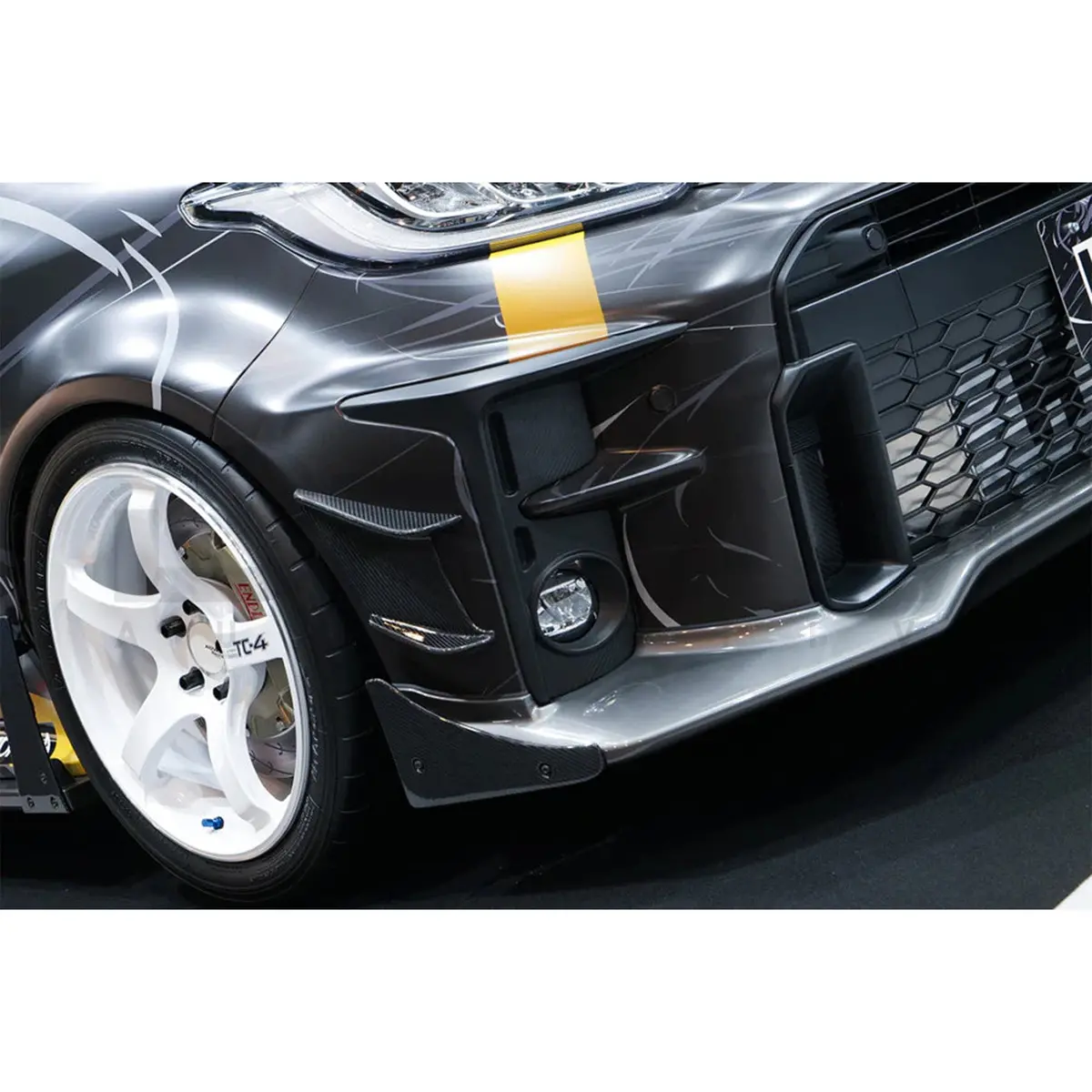 Hks | Type-S Front Canards | Toyota Gr Yaris | G16e-Gts | 2021+ 1