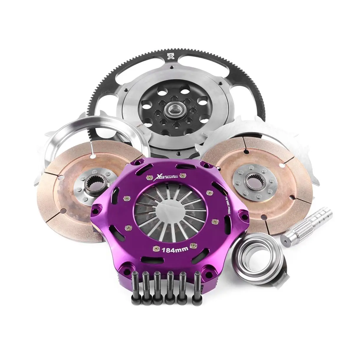Xtreme Clutch 184Mm Twin Plate Solid Ceramic | Honda Civic Type R | Fk2/Fk8 2.0T K20c1 | 2015+ 1